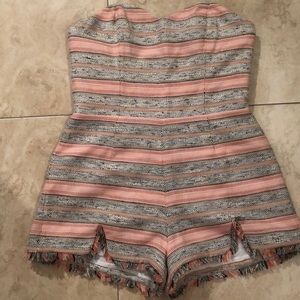 Evening dressy short romper